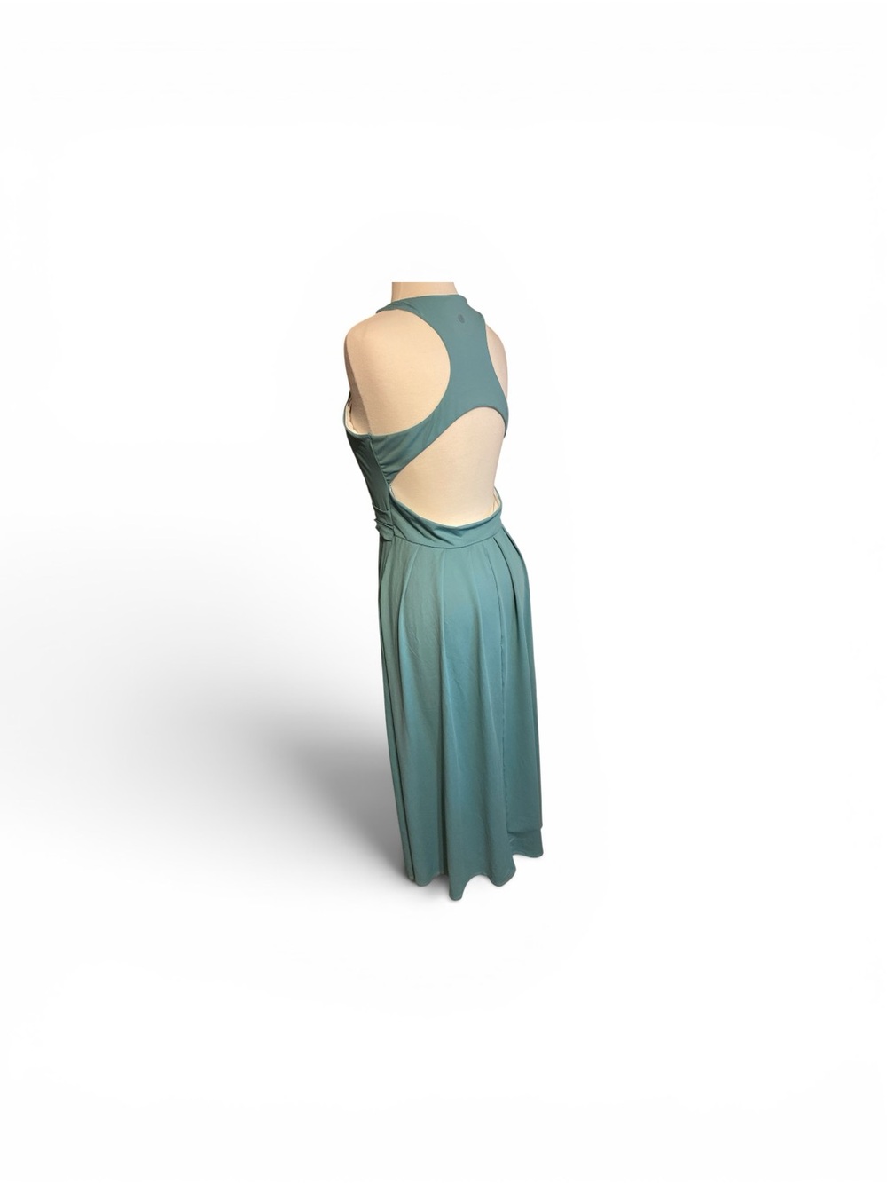 HALARA Sage Green Sleeveless Open Back Maxi Dress - Picture 3 of 13